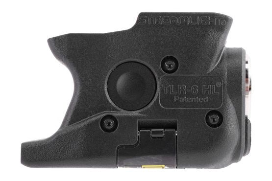 The Streamlight TLR-6 features an easily actuated push button.